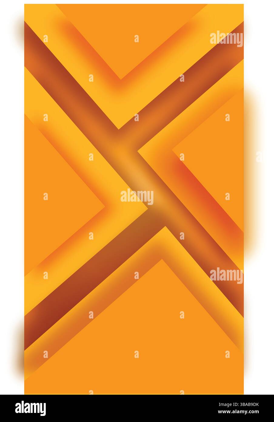 sfondo astratto arancione con sfumature stratificate Illustrazione Vettoriale