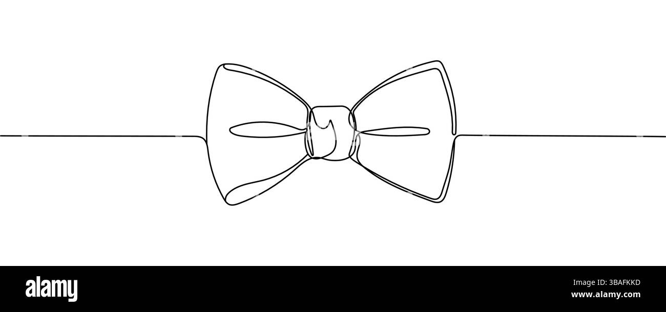 Arco di un disegno a linea continua. Illustrazione vettoriale minimale in bianco e nero astratto a singola linea. Traccia modificabile. Illustrazione Vettoriale