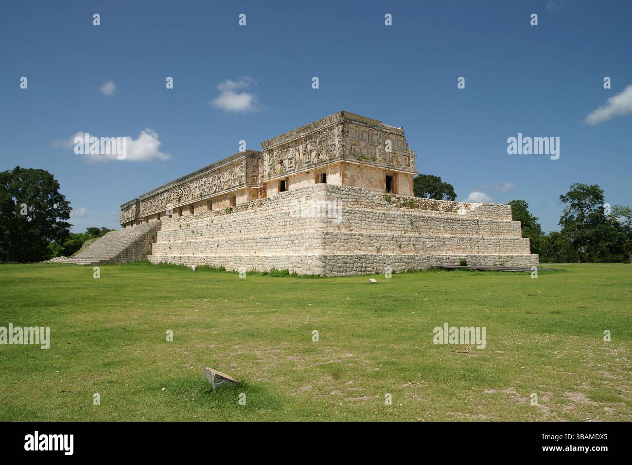Messico. Yucatan. Uxmal. Il Palazzo del Governatore. Foto Stock