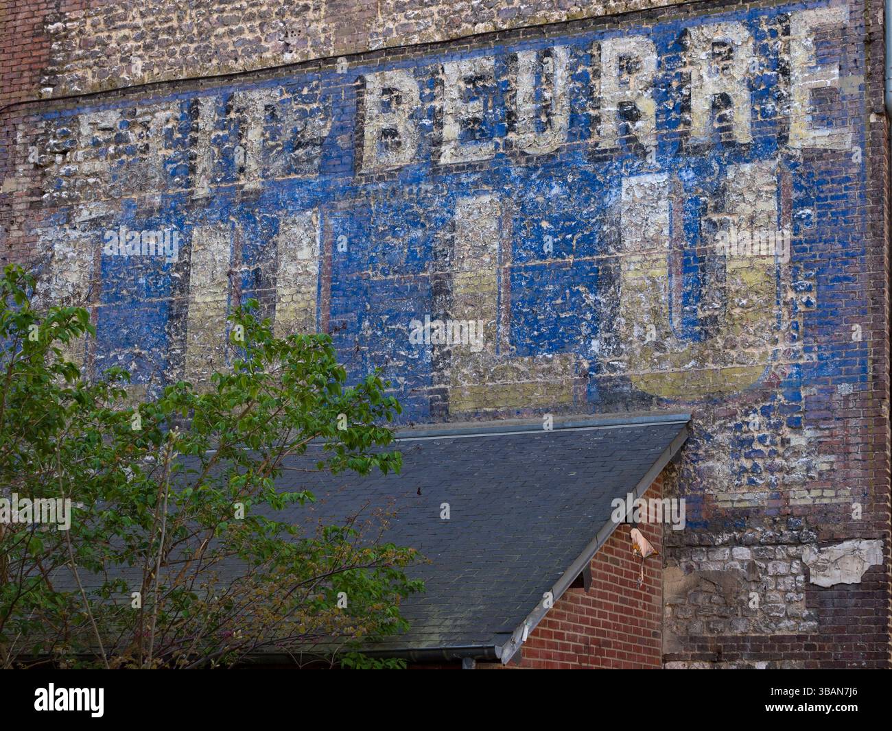 Petit Beurre (biscotto tradizionale francese) insegna fantasma a Rouen, Normandia, Francia Foto Stock