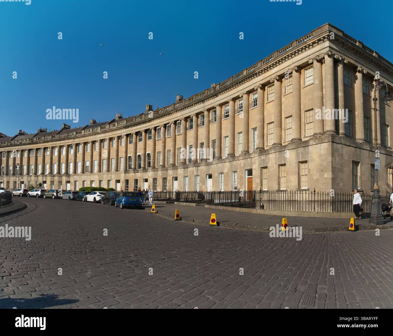 Bath's Royal Crescent Foto Stock