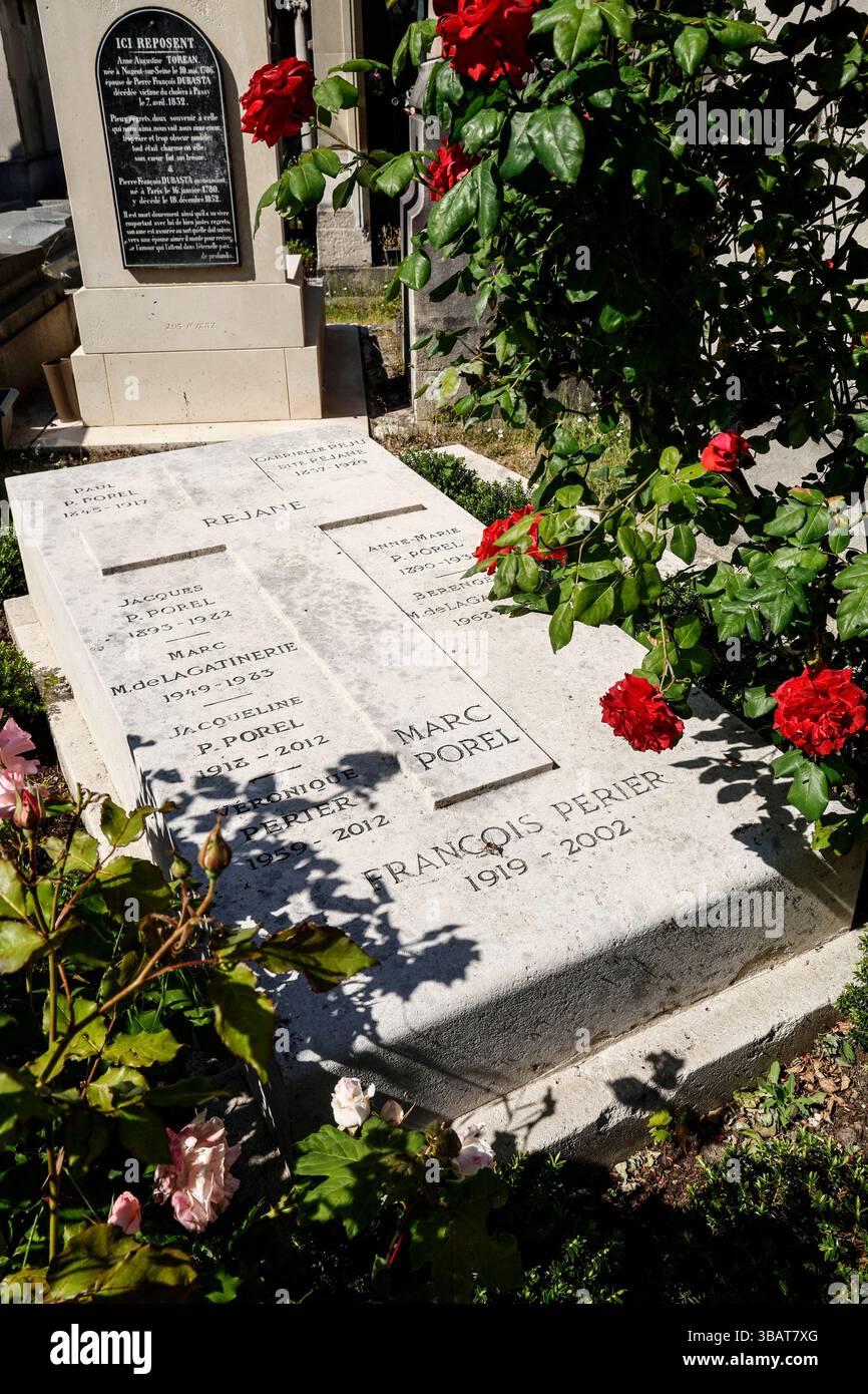 PASSY CEMETERY PARIGI Foto Stock