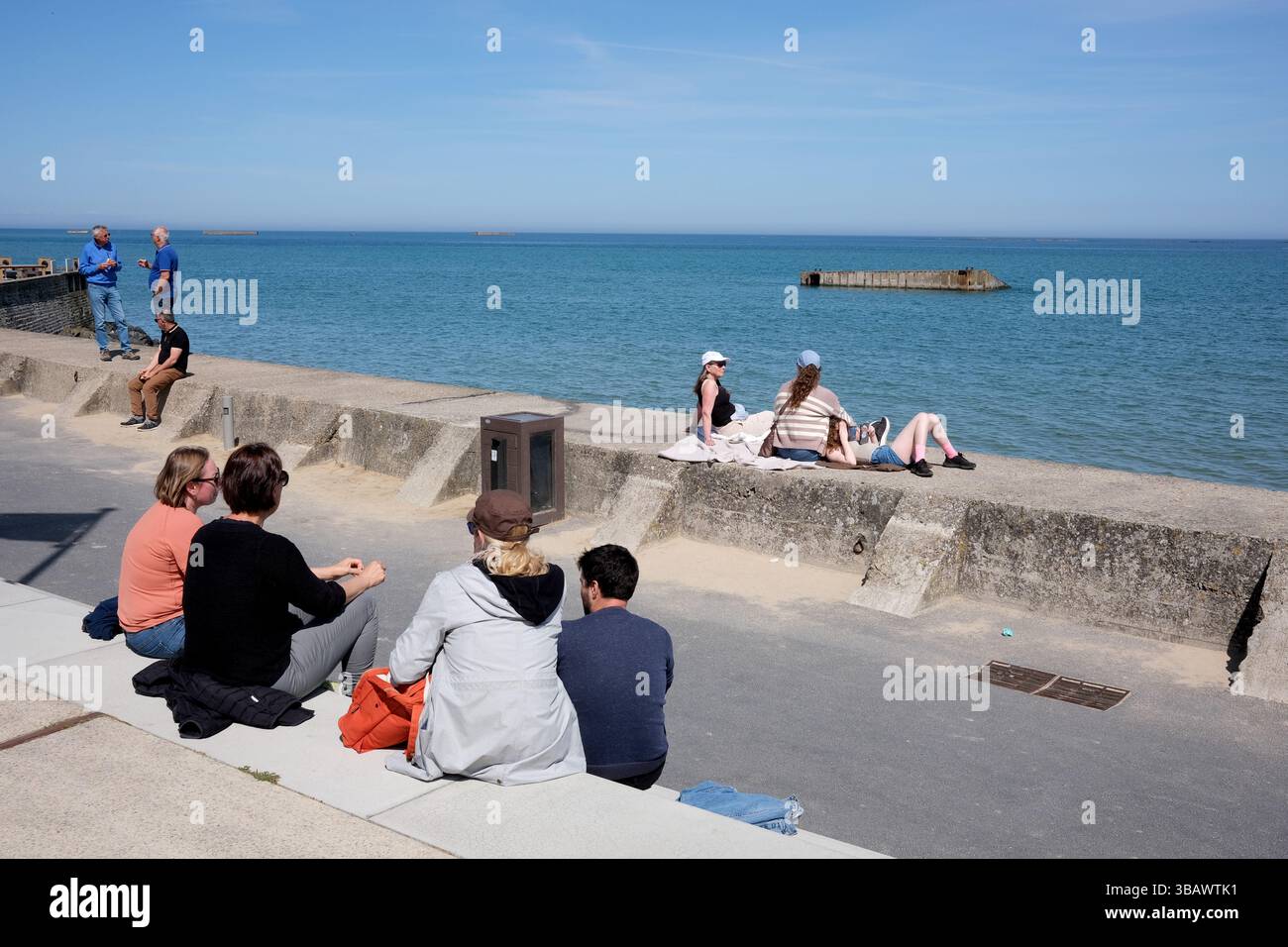 Arromanches-les-Bains Foto Stock