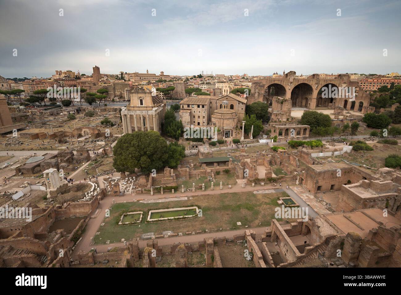 15.09.2021, Italia, Lazio, Roma - ITA - foro Romano. Il foro Romano era il centro politico, sociale e religioso dell'antica Roma. 00U210915D006CARO Foto Stock