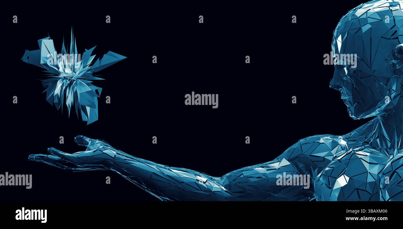 Business Technology Information Management come background aziendale Foto Stock