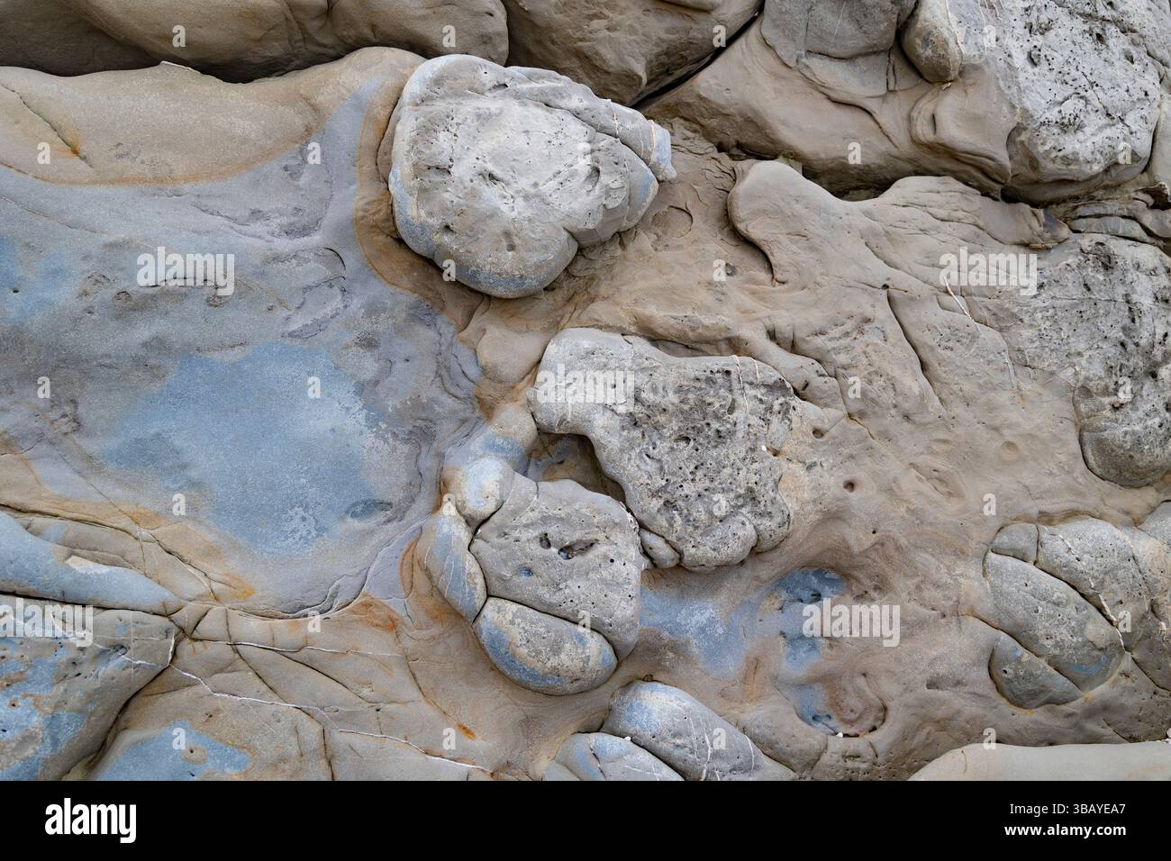 forme astratte in pietra naturale Foto Stock