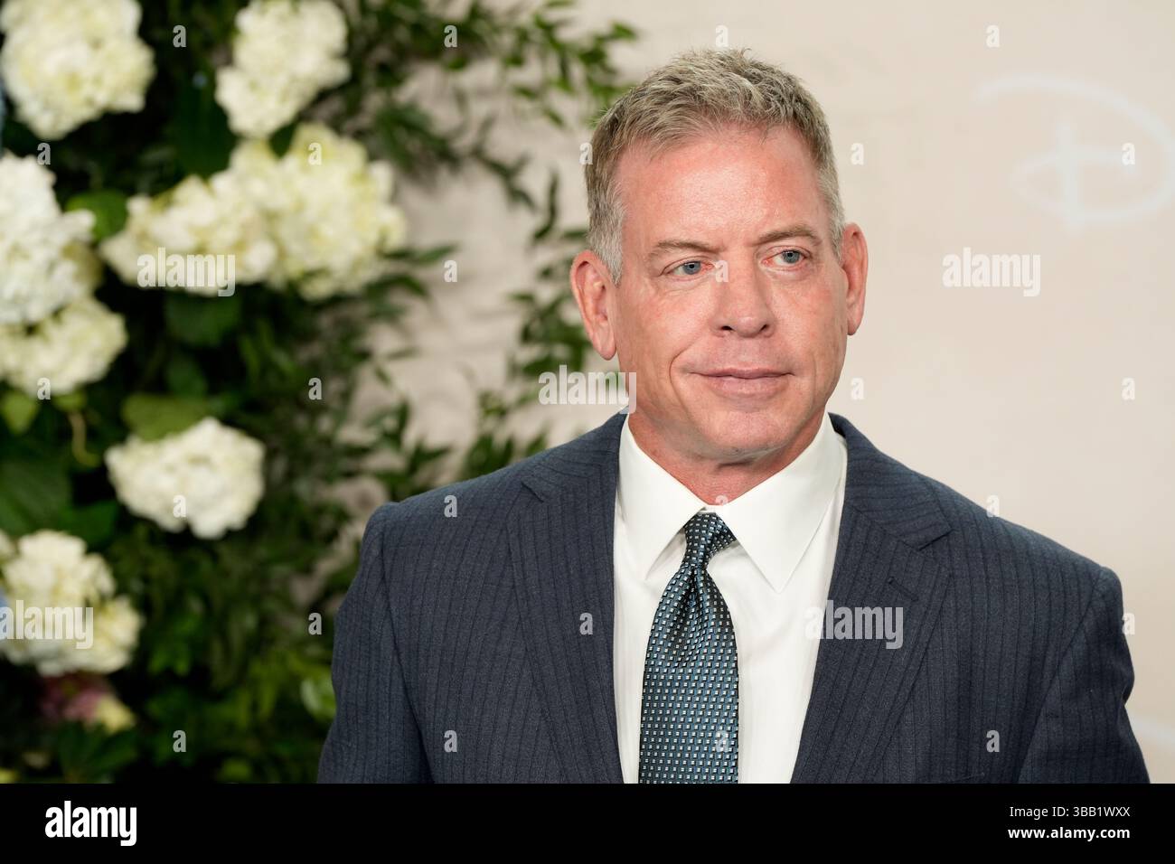 Troy Aikman partecipa al Disney Upfront 2025, tenutosi presso il Jacob Javitz Center di New York, martedì 13 maggio 2025 Credit: Jennifer Graylock/Alamy Live News Foto Stock
