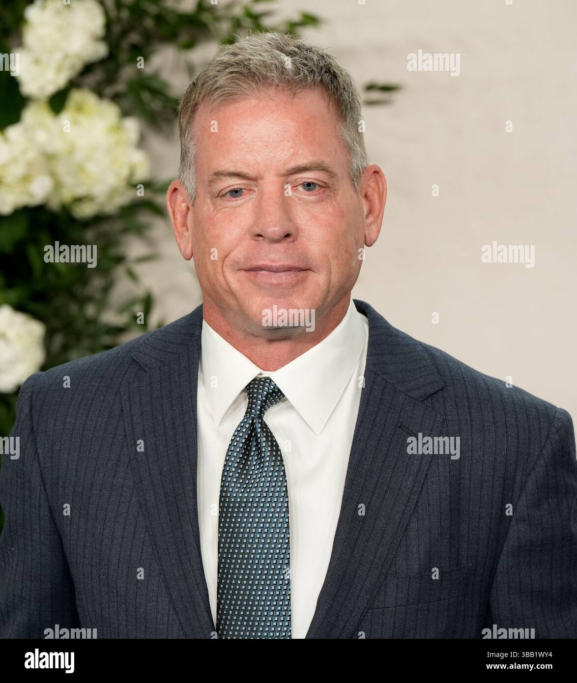 Troy Aikman partecipa al Disney Upfront 2025, tenutosi presso il Jacob Javitz Center di New York, martedì 13 maggio 2025 Credit: Jennifer Graylock/Alamy Live News Foto Stock