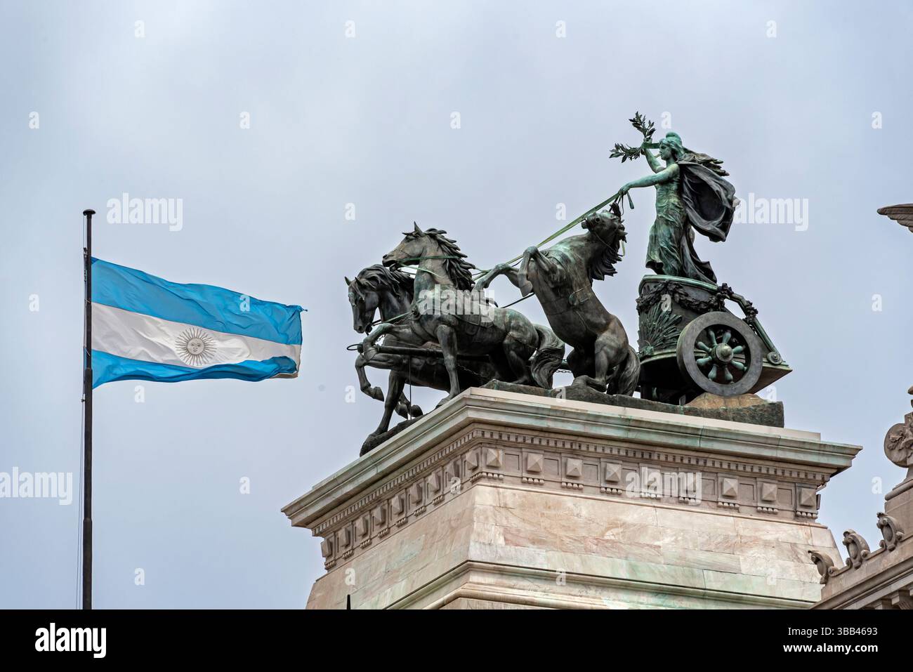 Edificio del Parlamento o Palazzo del Congresso della Nazione Argentina. Buenos Aires Foto Stock