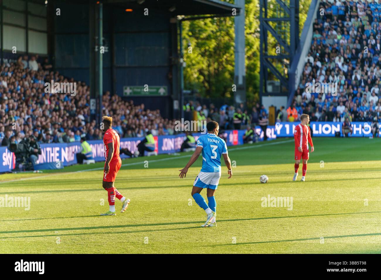 Stockport County vs. Leyton Orient EFL League One playoff Second Leg 14.05.2025 Foto Stock