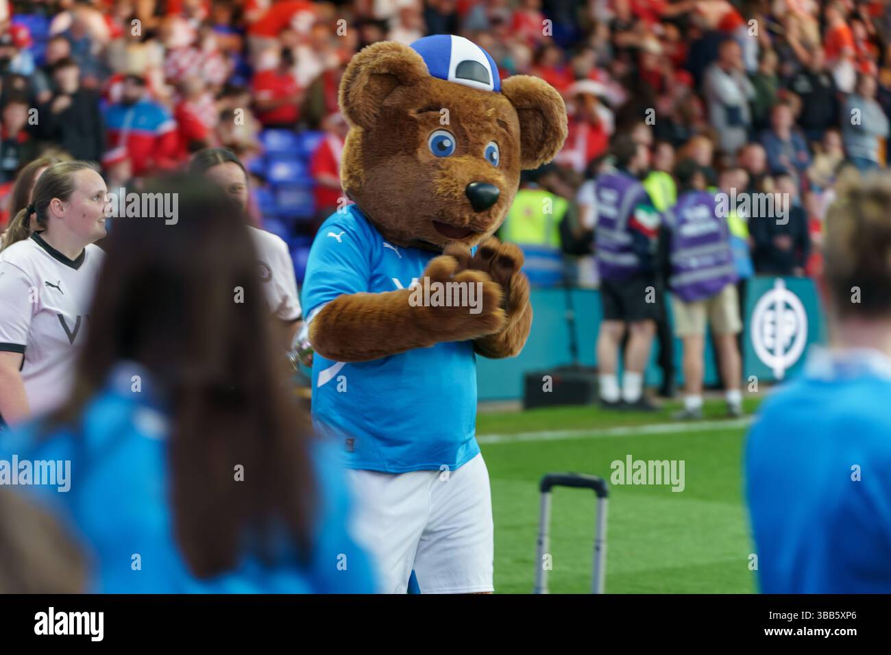 Stockport County vs. Leyton Orient EFL League One playoff Second Leg 14.05.2025 Foto Stock