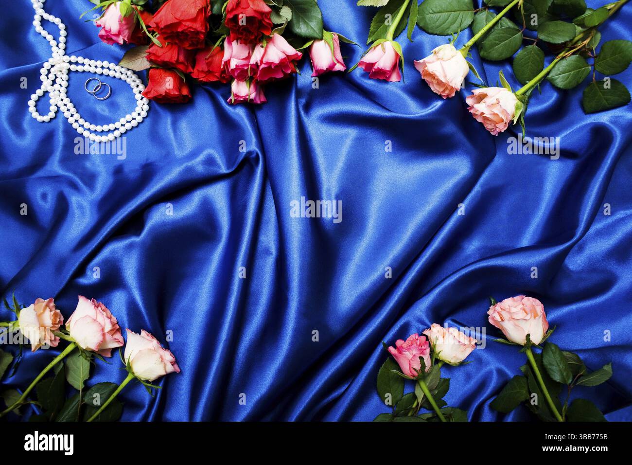 Sfondo per matrimoni e album fotografici Foto Stock