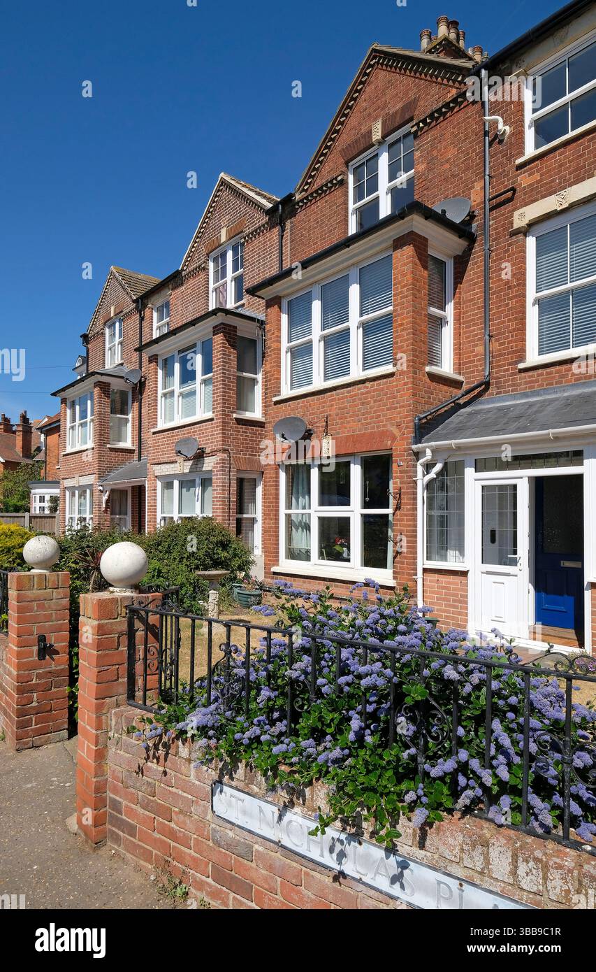 hotel residenziale in stile grand victorian, sheringham, norfolk settentrionale, inghilterra Foto Stock