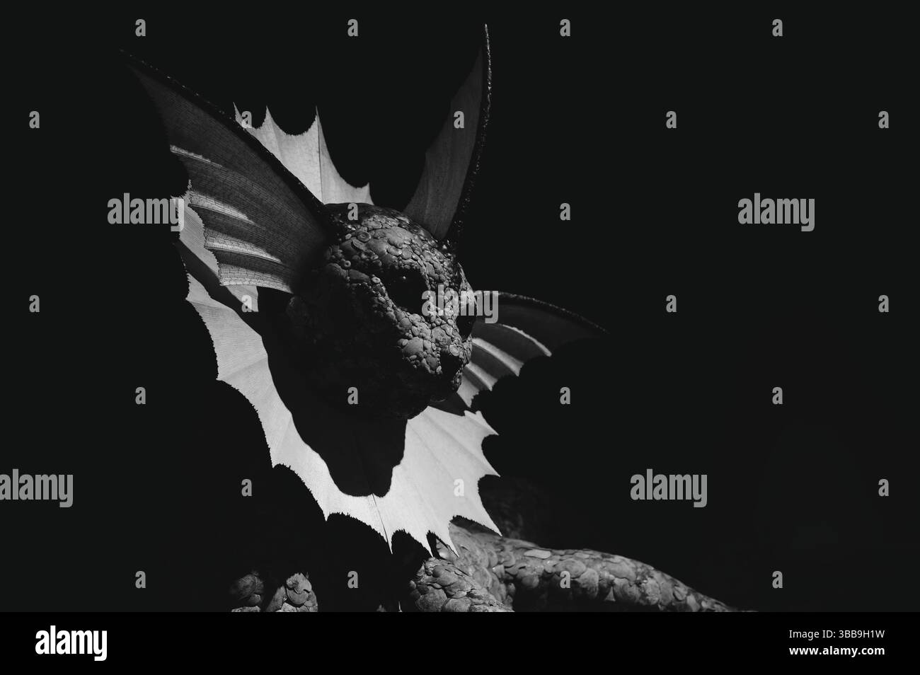 Vaporeon ha reinventato, girato in bianco e nero alla mostra Pokémon x Kogei Foto Stock