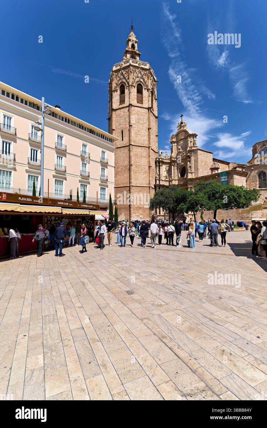 Valencia Spagna. La Cattedrale - Data: 22 - 04 - 2025 Foto Stock