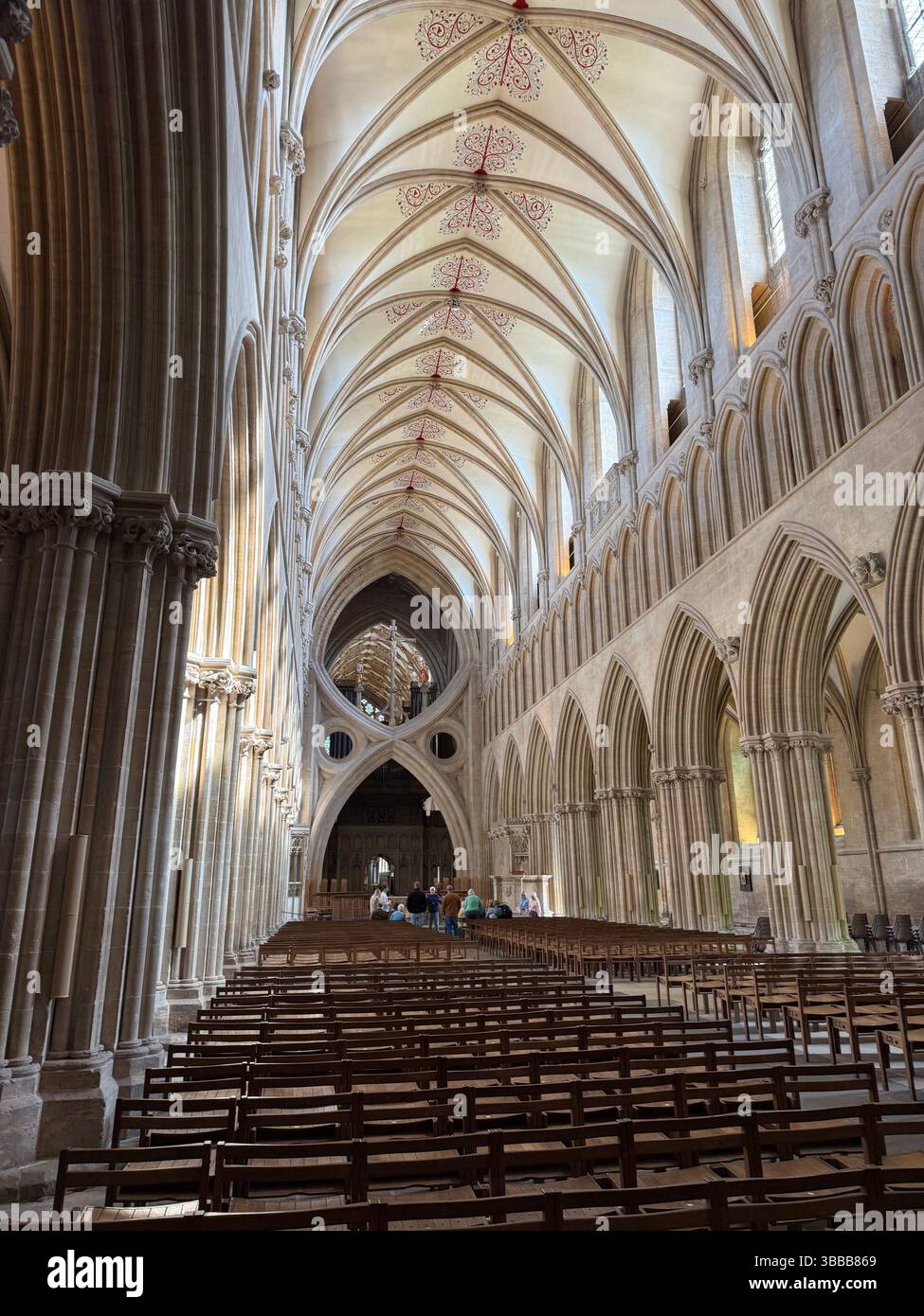 CATTEDRALE DI WELLS Foto Stock