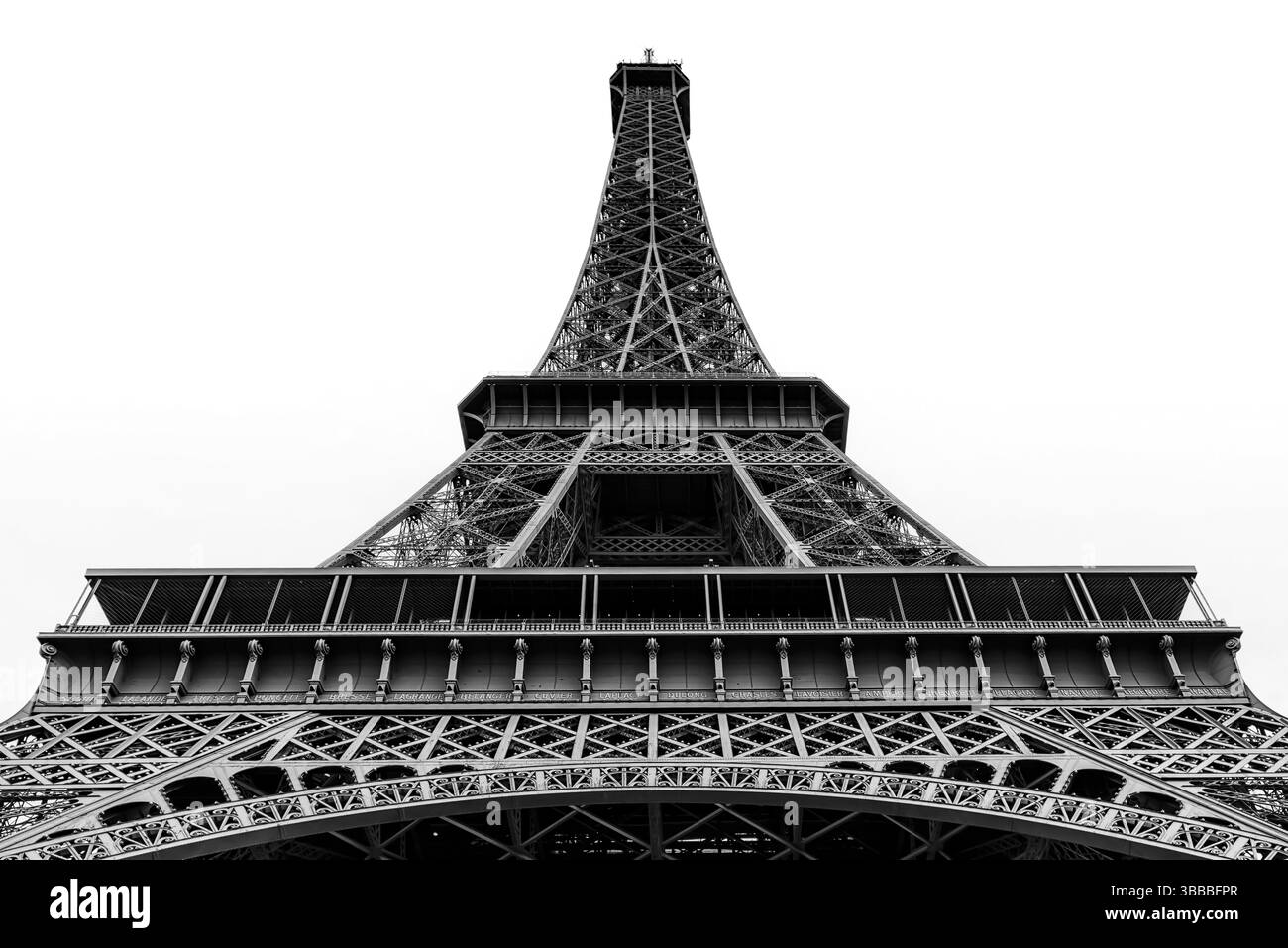 La Torre Eiffel a Parigi Foto Stock