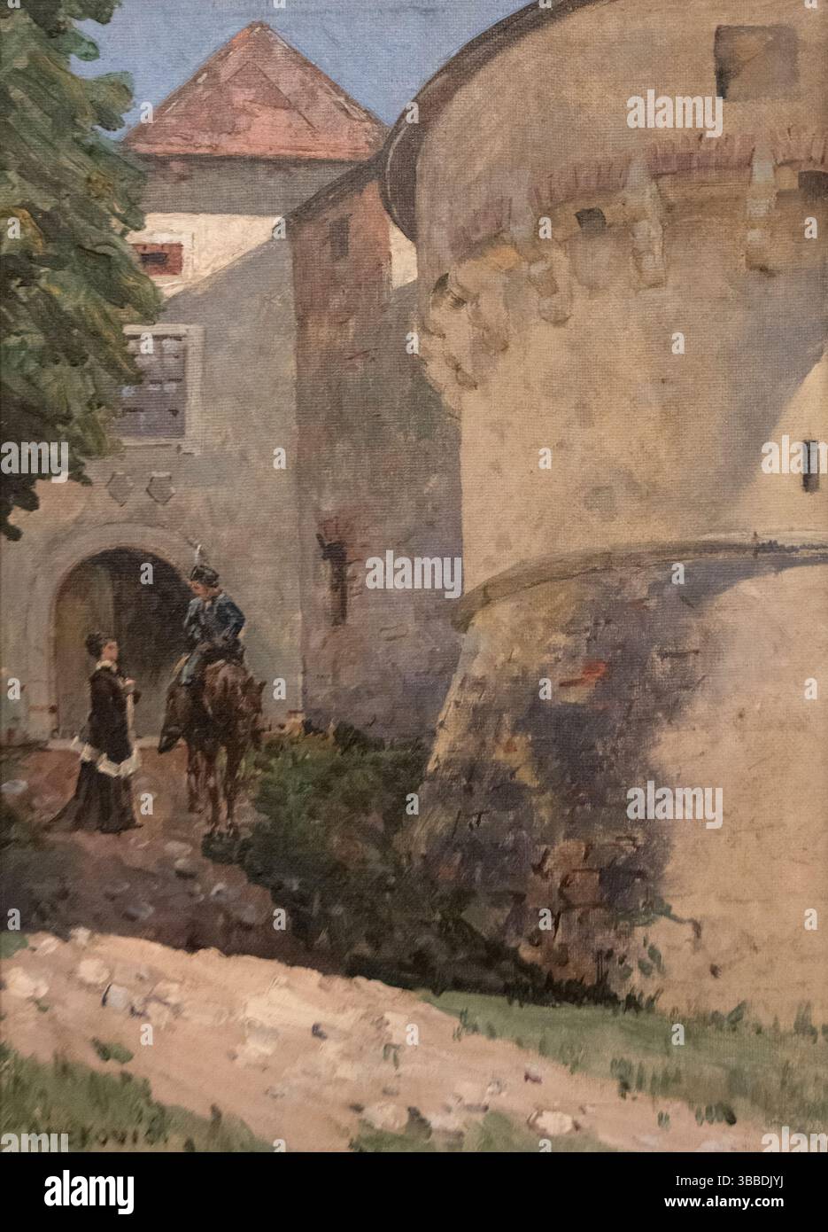 Oton Ivekovic: "Parting" (ca. 1900) Foto Stock Oton Ivekovic: "Parting" (ca. 1900) Foto Stock