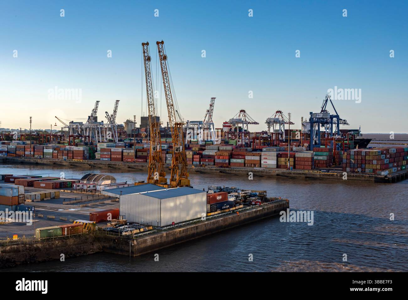 Attività presso i moli di Buenos Aires, Argentina Foto Stock