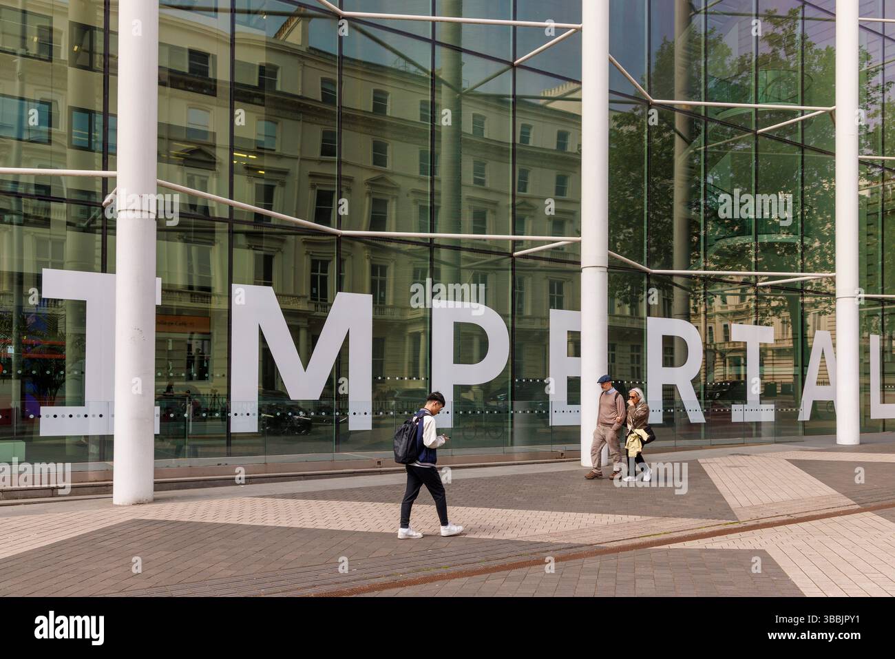 Facciata dell'Imperial College Londra, Inghilterra, Regno Unito Foto Stock