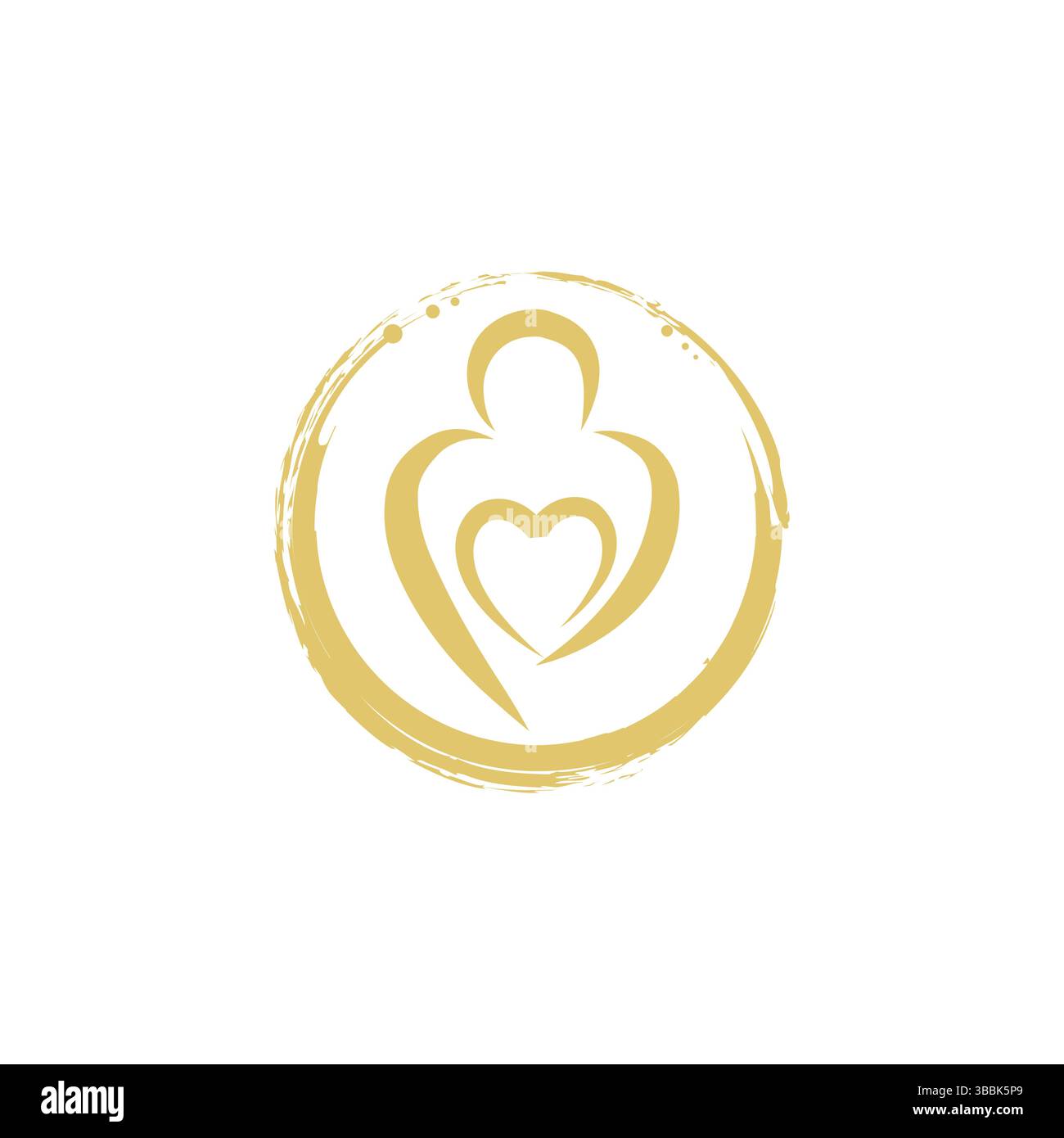 Yoga logo meditazione spa bellezza simbolo immagine vettoriale. Meditation logo beauty spa logo yoga Health logo Illustrazione Vettoriale