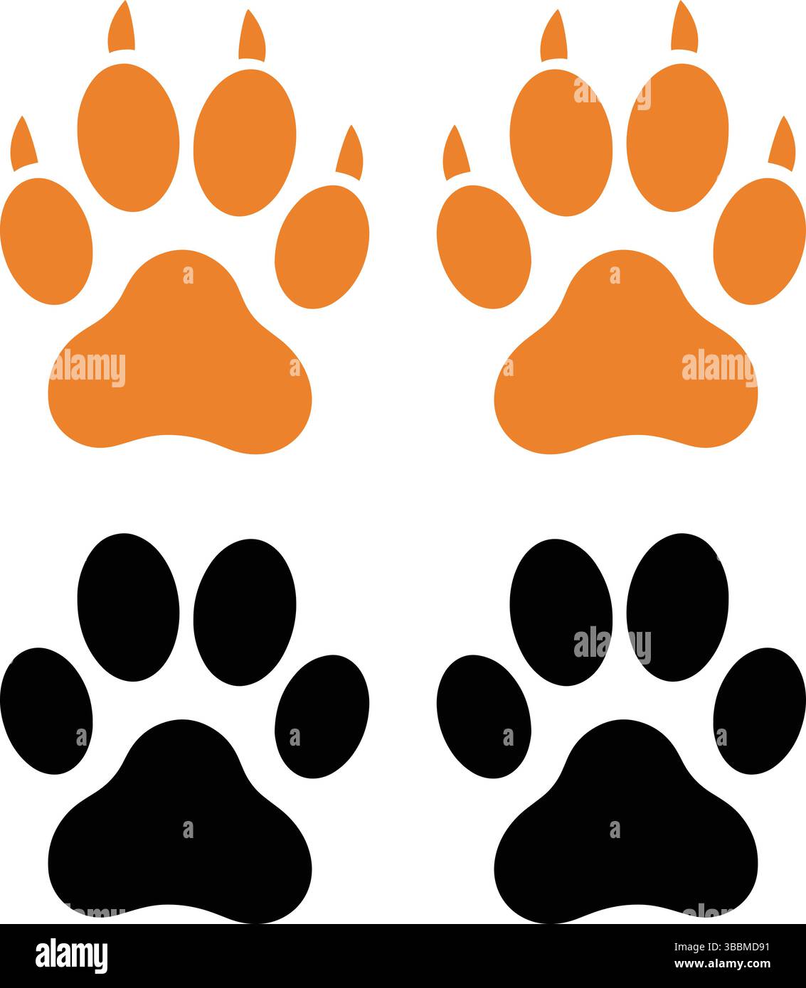 Icona Animal Paw Print elemento di design versatile per animali domestici e temi naturalistici Illustrazione Vettoriale Icona Animal Paw Print elemento di design versatile per animali domestici e temi naturalistici Illustrazione Vettoriale