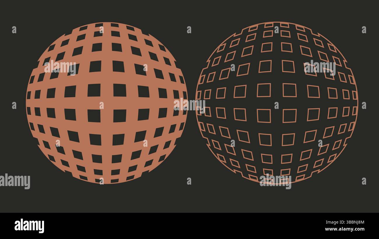 Informazioni generali sul cerchio concentrico e sul rombo Illustrazione Vettoriale