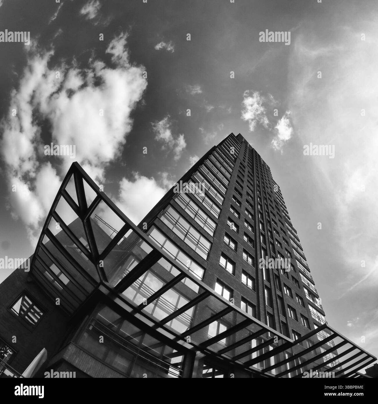 Un'icona architettonica moderna a Enschede Foto Stock