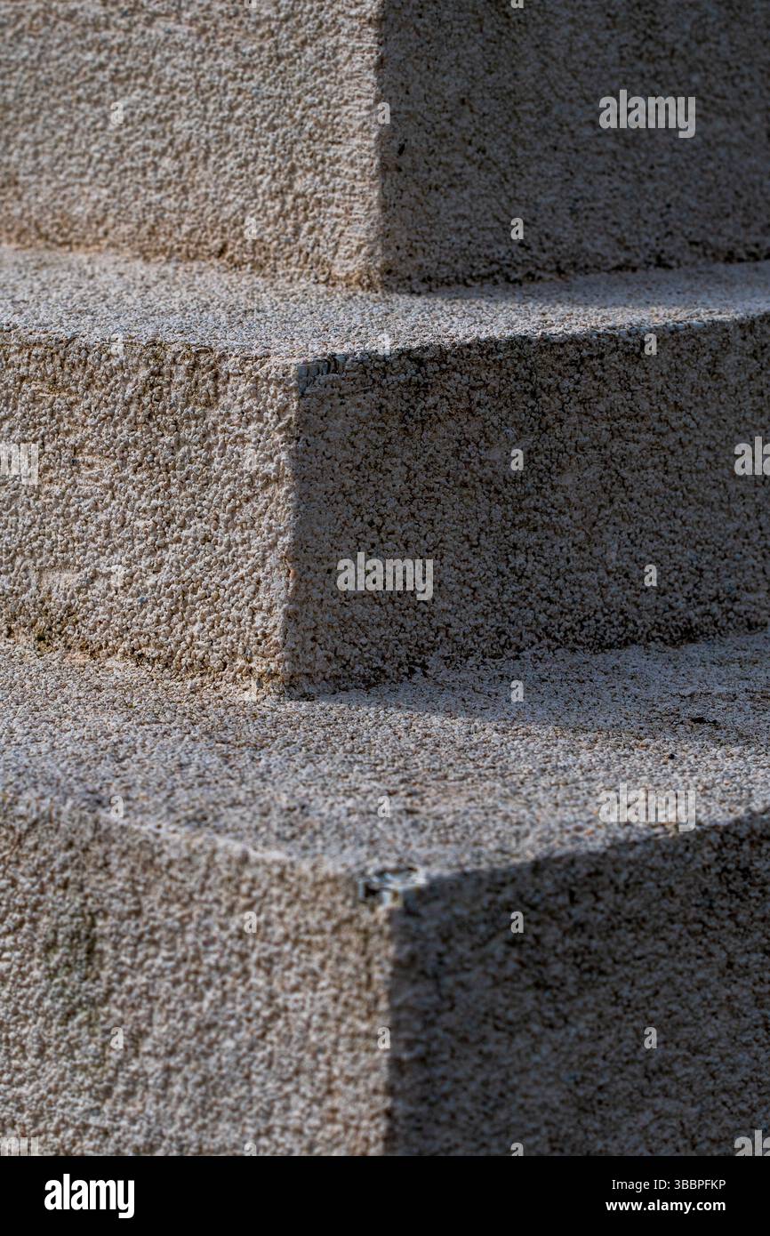 Cascade Wall Layers (livelli parete a cascata) – bilanciamento e contrasto Foto Stock