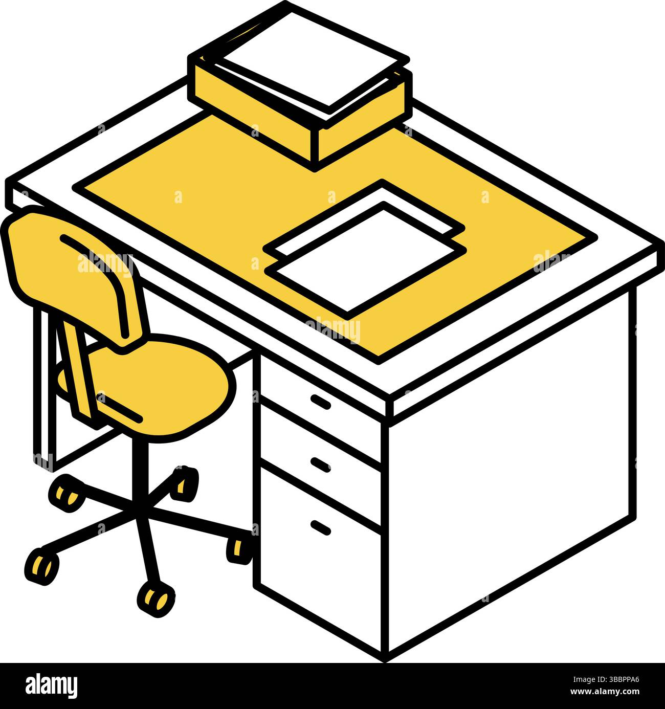 Illustrazione isometrica di una scrivania con documenti su di essa, illustrazione vettoriale Illustrazione Vettoriale Illustrazione isometrica di una scrivania con documenti su di essa, illustrazione vettoriale Illustrazione Vettoriale