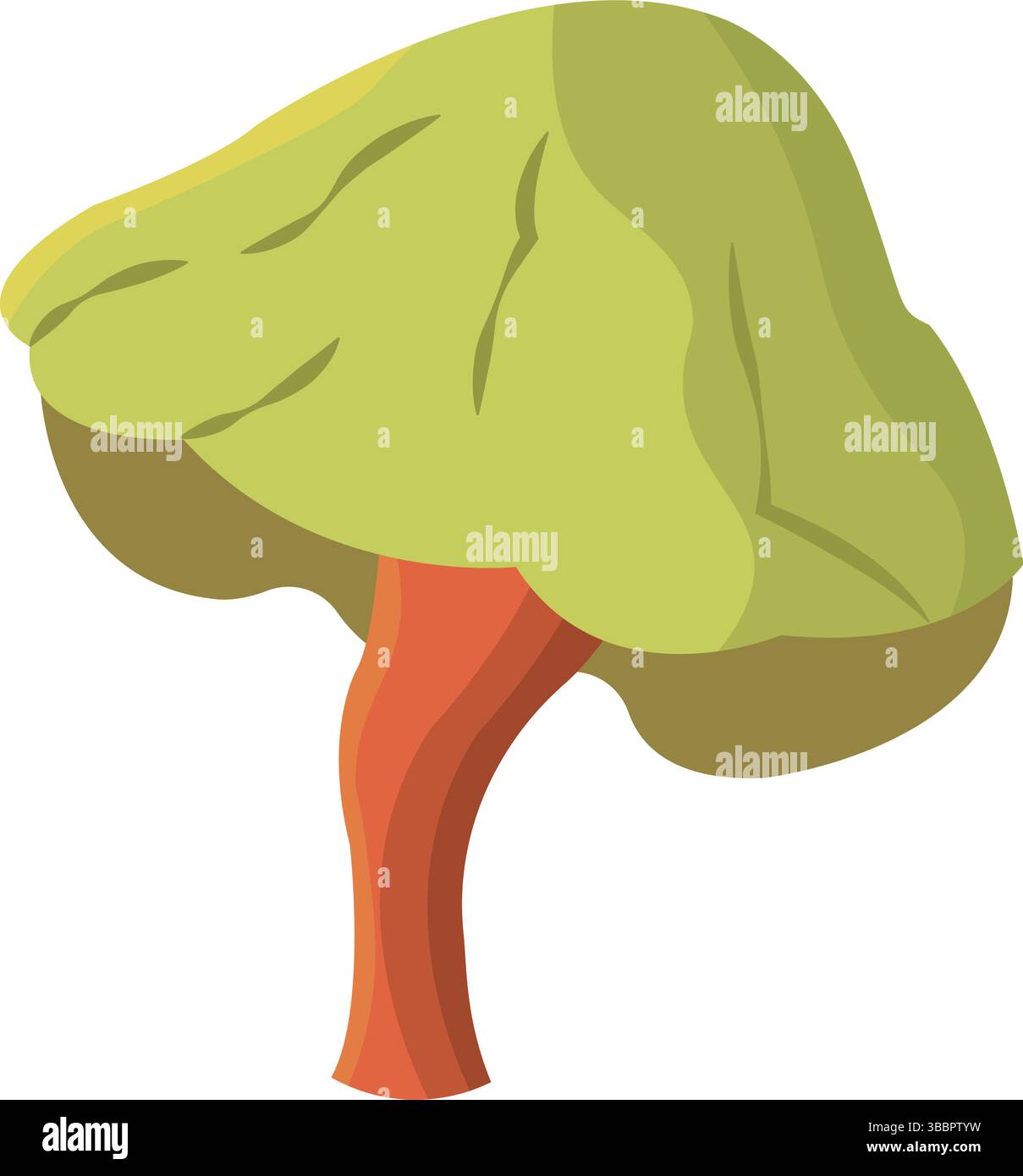 Forma a fungo fantasia dei cartoni animati. Illustrazione vettoriale Illustrazione Vettoriale