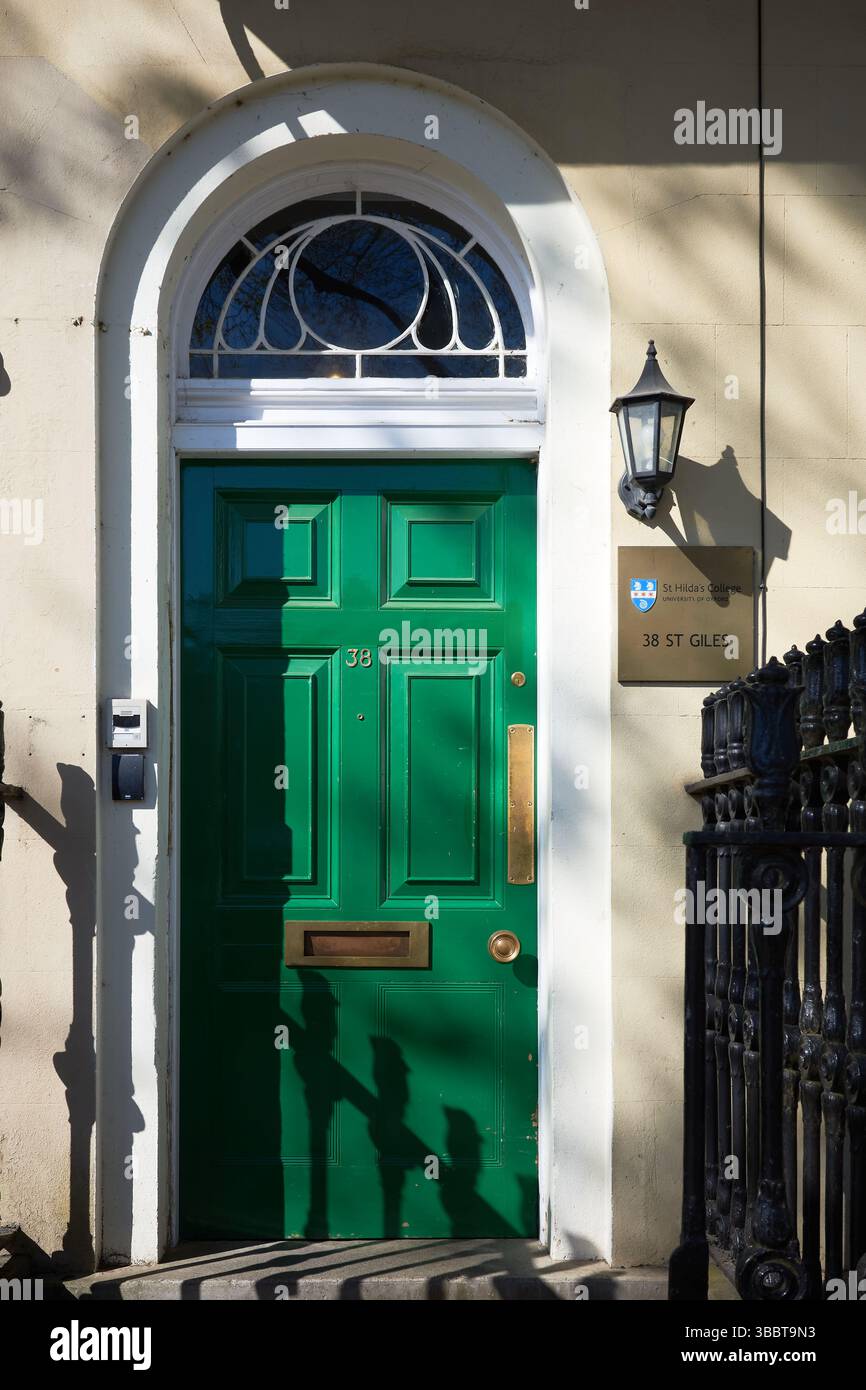 St Hilda's College, Università di Oxford, Inghilterra. Foto Stock