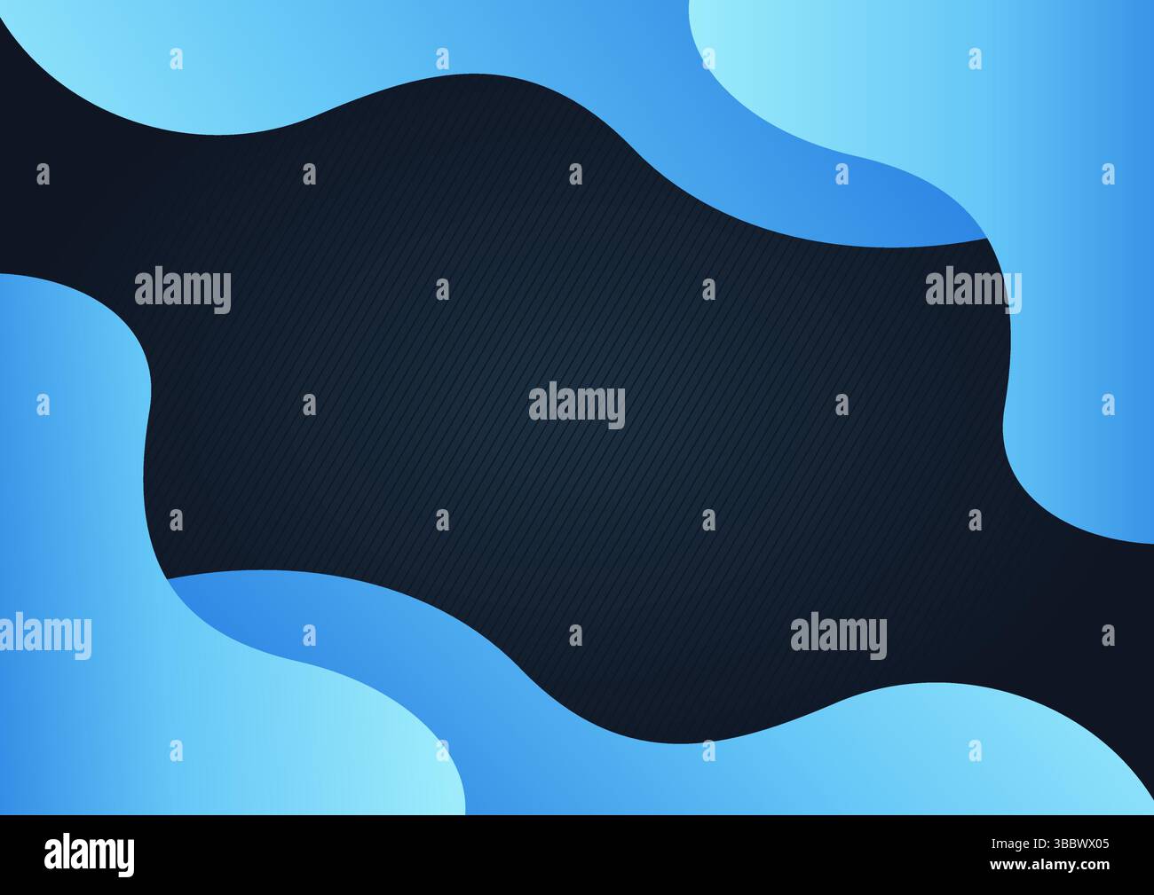 sfondo blu astratto con linee nere Illustrazione Vettoriale