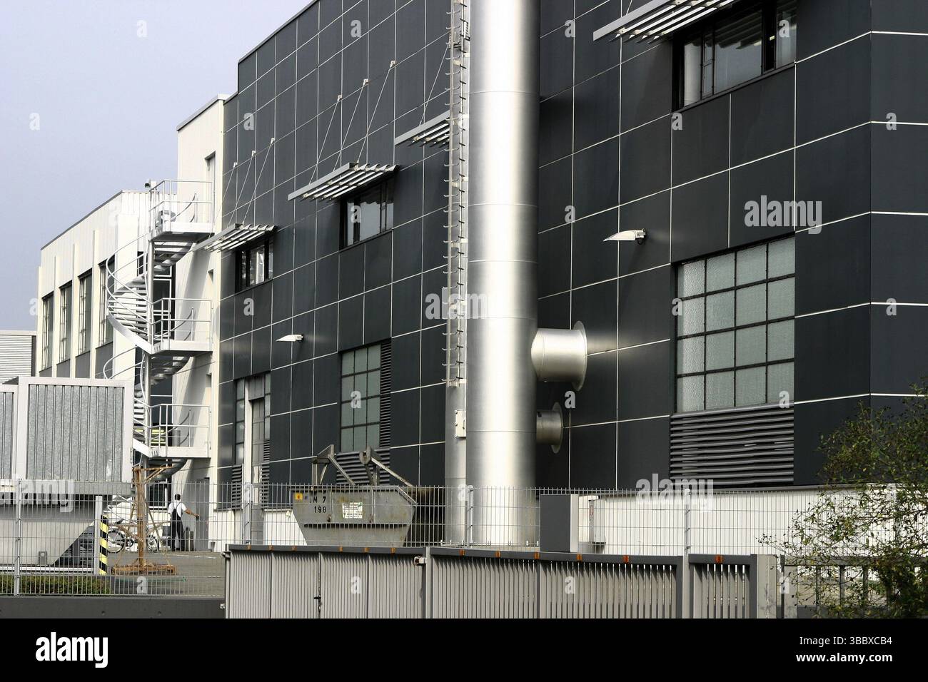 Ein Fabrikgebaeude Foto Stock
