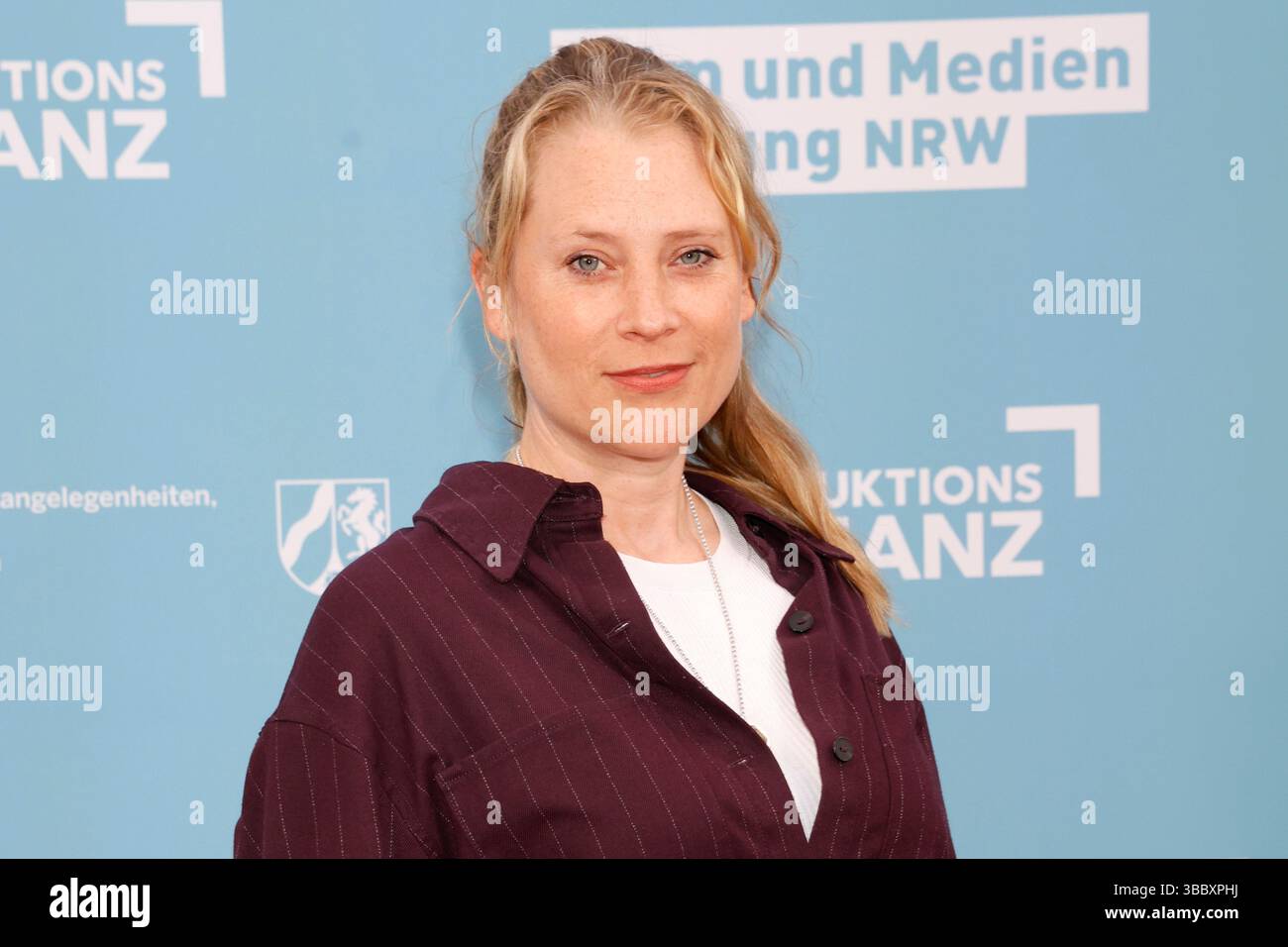 Maren Schmitt beim Empfang der Landesregierung Nordrhein-Westfalen, der Film- und Medienstiftung NRW und der Produktionsallianz anlässlich der 78. Internationalen Filmfestspiele von Cannes im Vilebrequin la Plage Ondine Restaurant & Beach Club. Cannes, 16.05.2025 Foto Stock