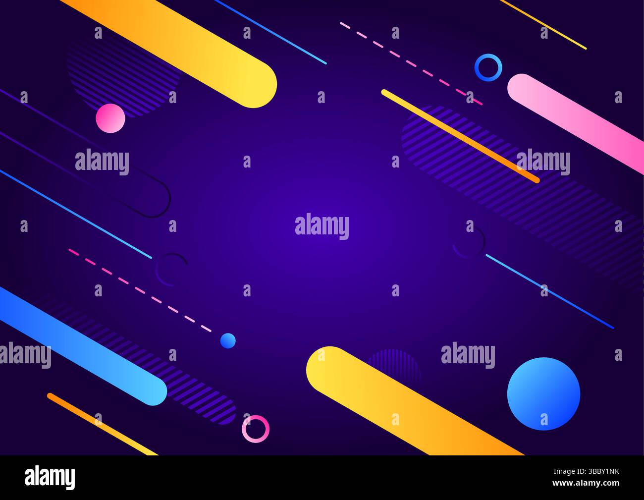 Sfondo geometrico astratto con gradiente colorato Illustrazione Vettoriale