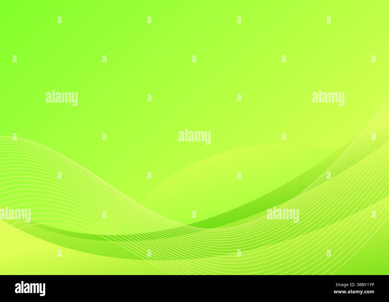 Sfondo sfumato verde astratto con linee uniformi Illustrazione Vettoriale