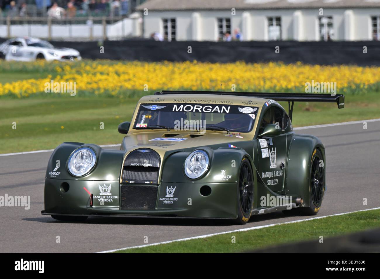 Nigel Greensall, Roger Whiteside, Morgan Aero Supersports GT3, GT3 Demonstration and Shoot-out, celebrano i vent'anni di corse GT, campioni del mondo Foto Stock