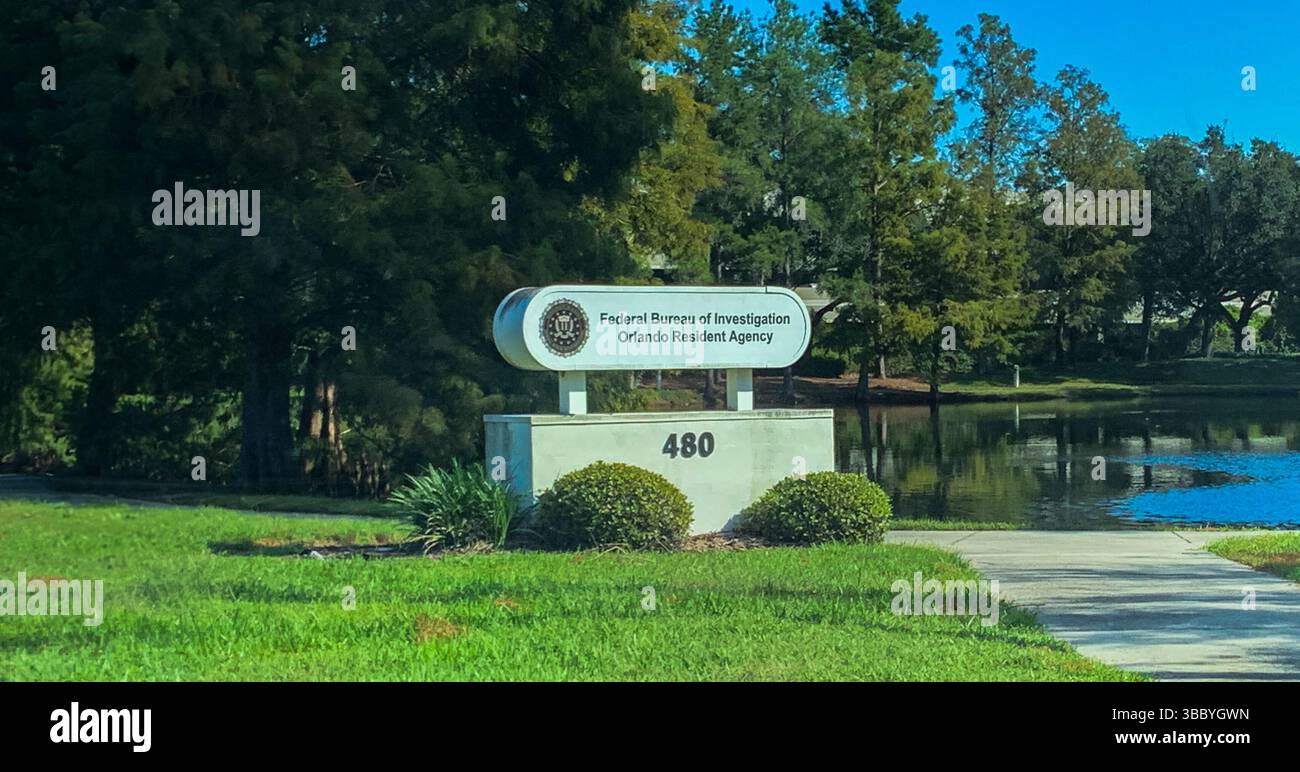 Federal Bureau of Investigation Orlando, FBI Orlando Resident Agency Foto Stock