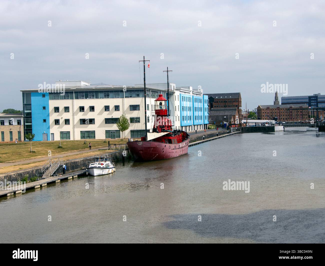 Sula Lightship a Gloucester Docks Foto Stock
