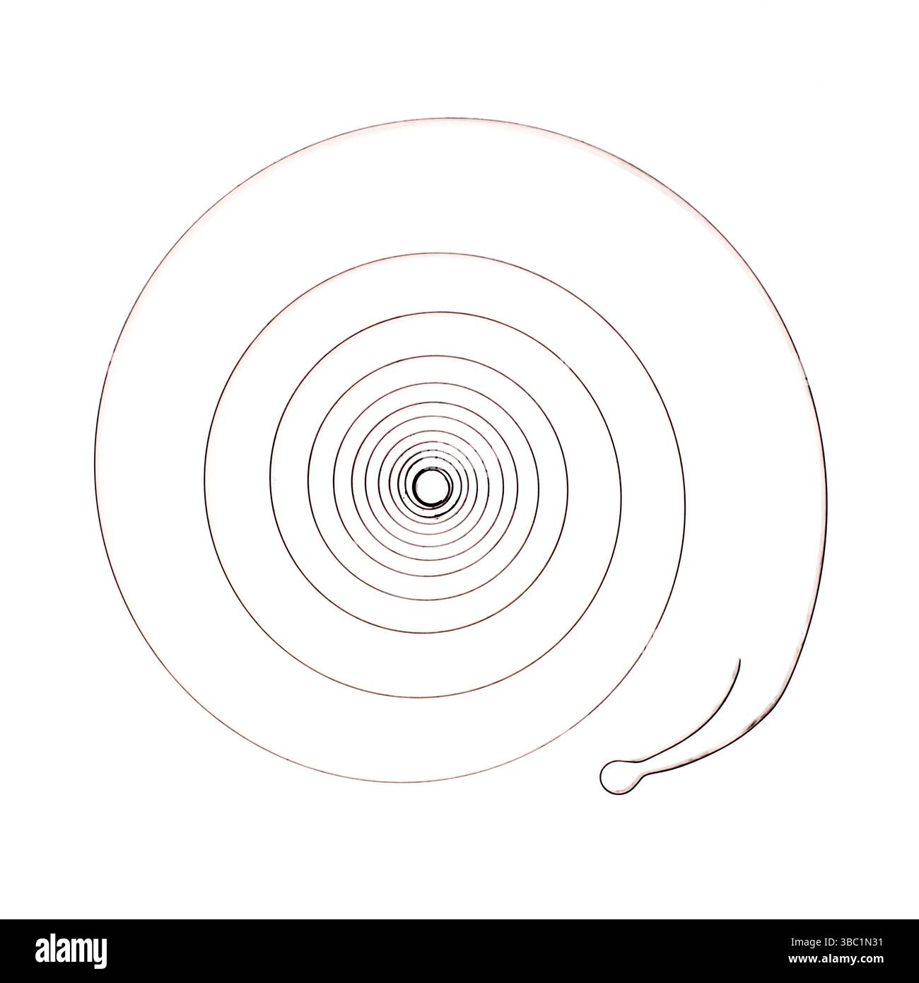 Dettagli steampunk isolati su bianco. Dettagli degli orologi meccanici, come sfondo fantasioso Foto Stock