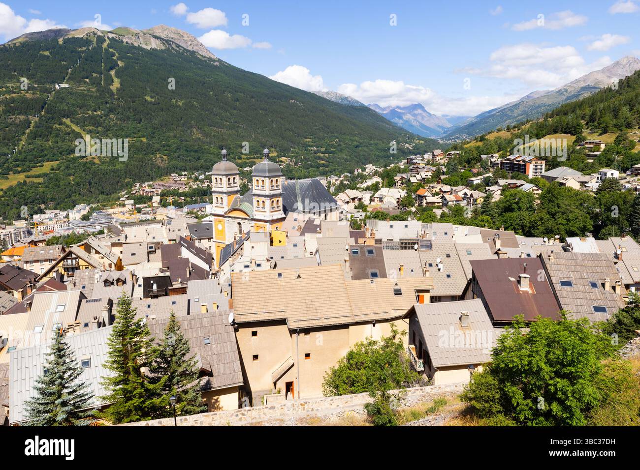 Brianzon, Hautes Alpes, Francia Foto Stock