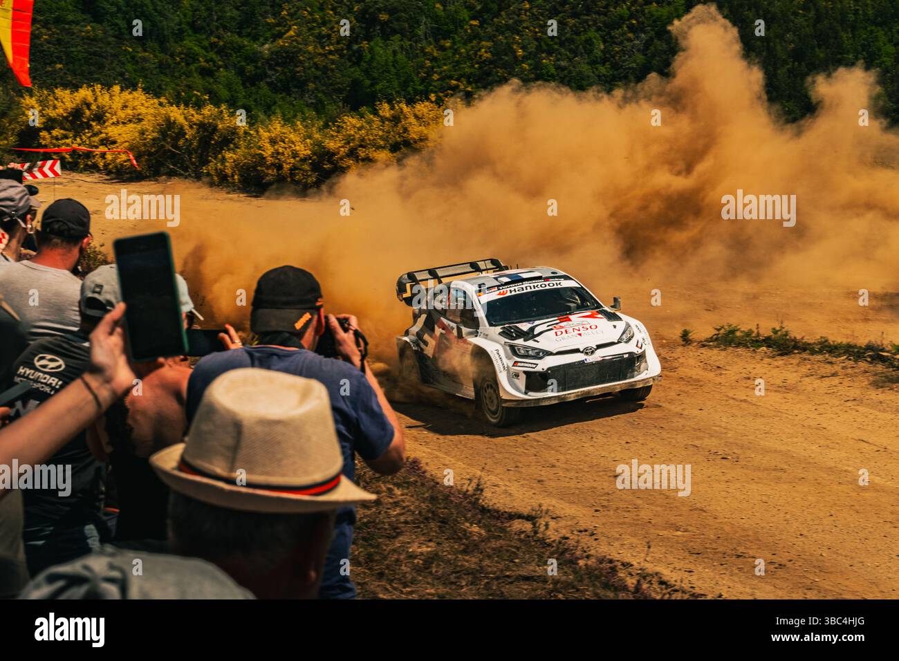 WRC Portogallo 16 maggio 2025 Arganil 2 SS08 5 Sami PAJARI TOYOTA GR Yaris Rally1 Foto Stock