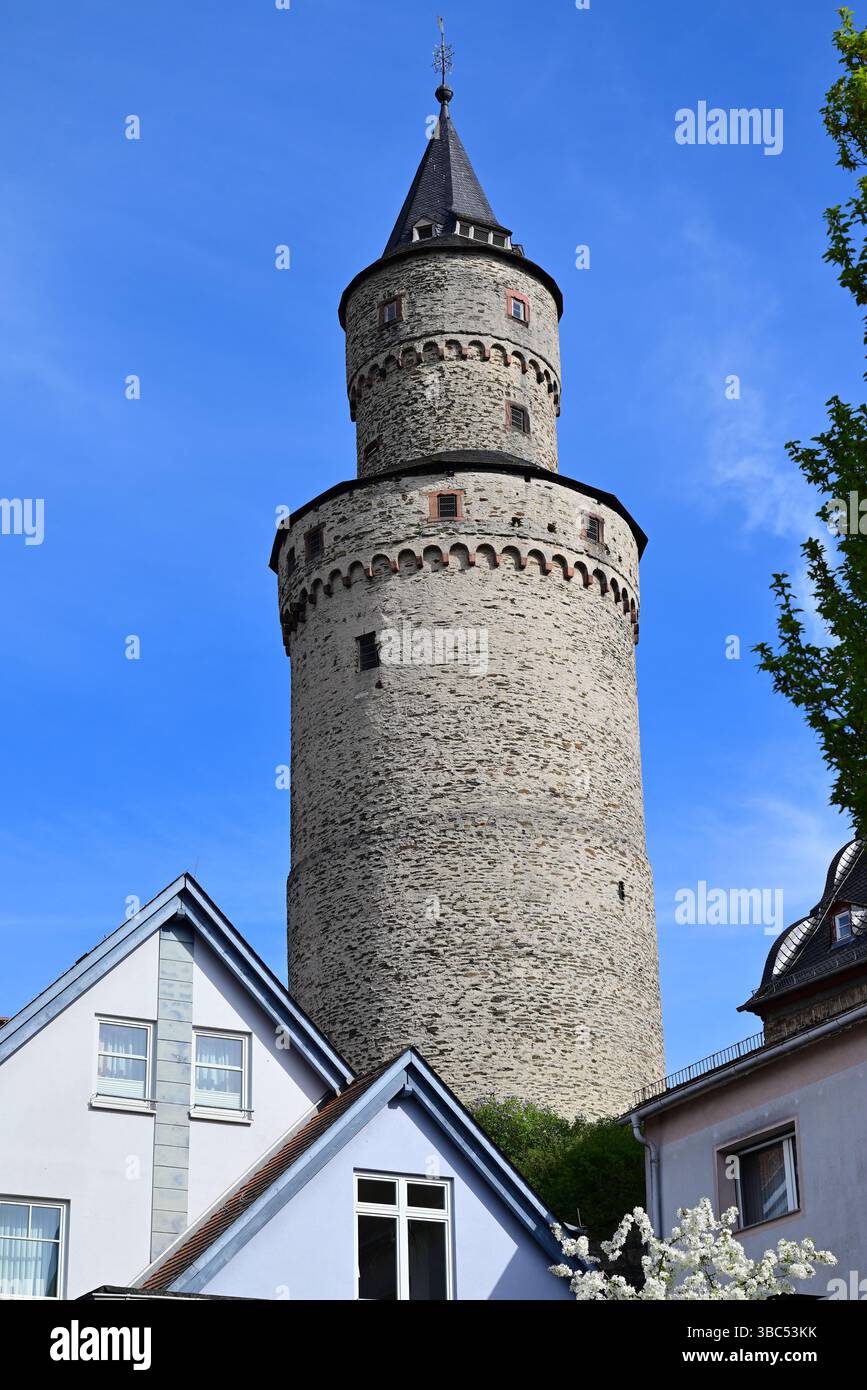 Witch Tower a Idstein, Germania Foto Stock