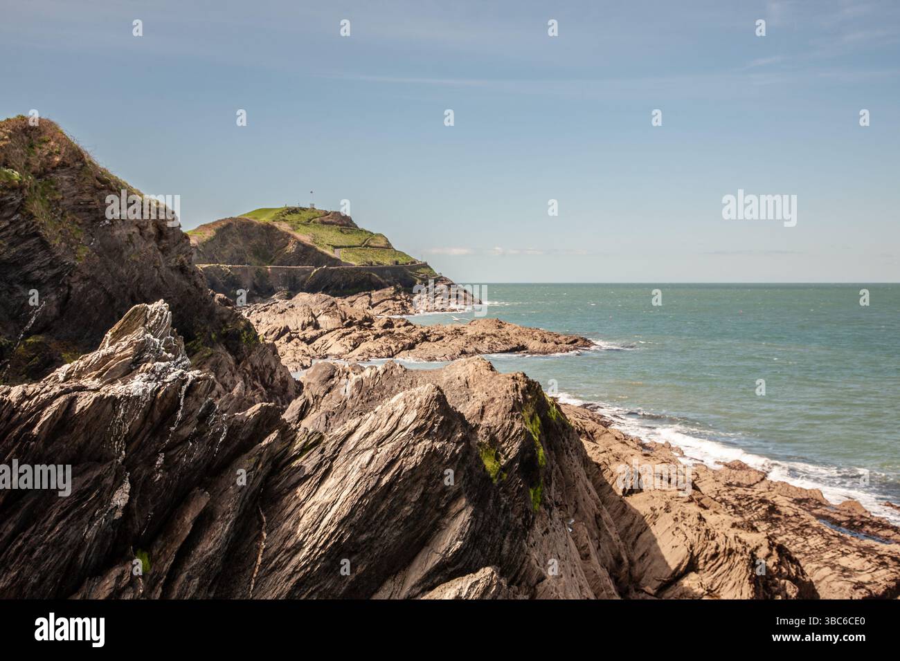Vista di Coast, Ifracombe, Devon, Inghilterra, Regno Unito Foto Stock