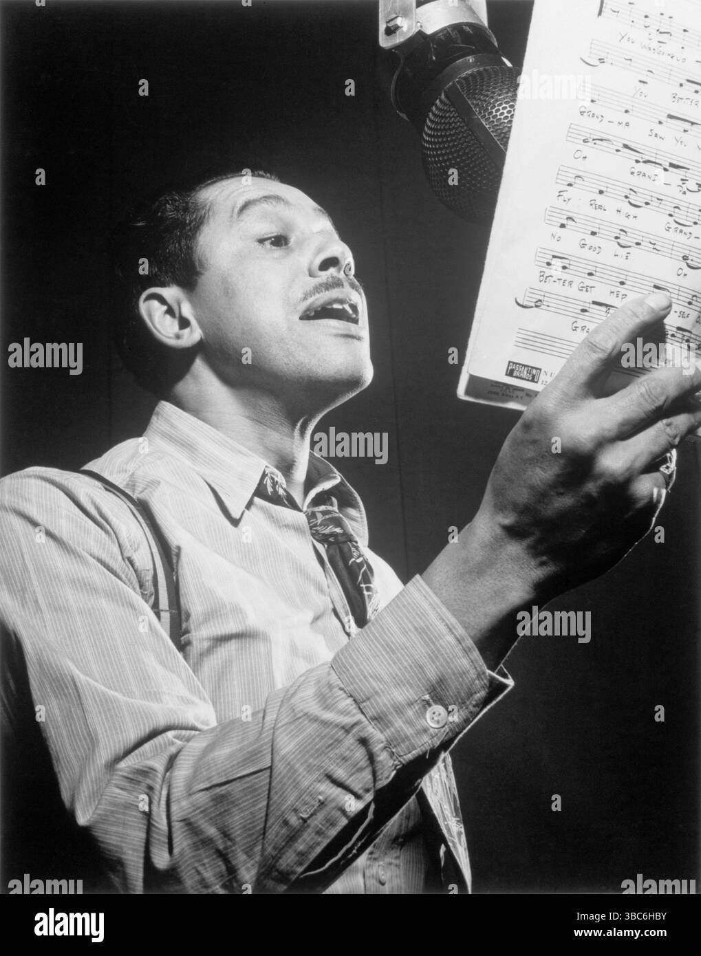 Cabell 'Cab' Calloway III (1907 - 1994) cantante jazz e bandleader americano Foto Stock