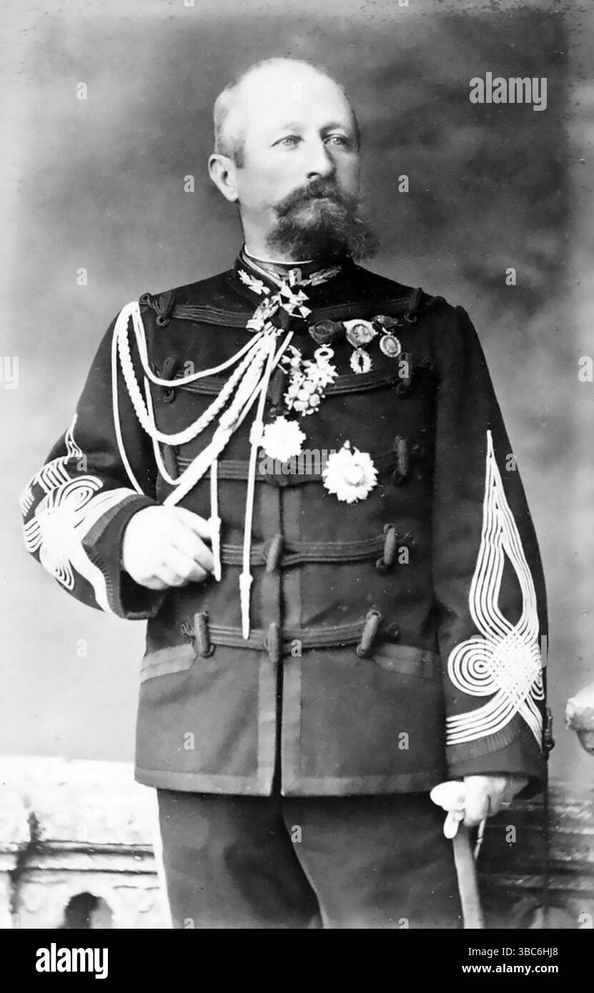 Charles Chanoine, Charles Sulpice Jules Chanoine (1835 – 1915) ufficiale militare francese Foto Stock