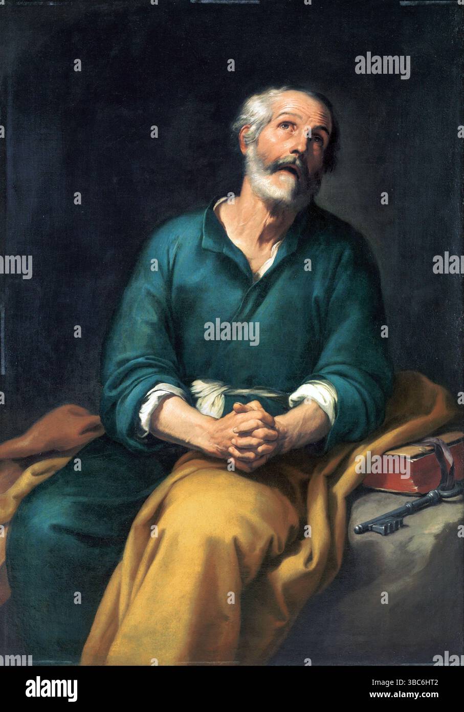 San Pietro in lacrime, 1650–1655, dipinto di Bartolomé Esteban Murillo Foto Stock