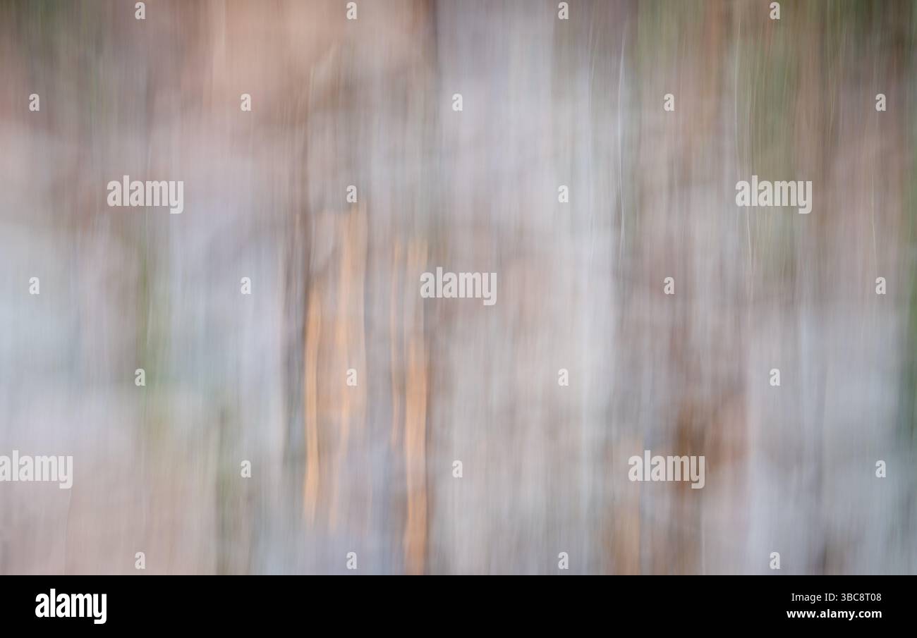Il movimento naturale sfoca astratto nei colori pastello - canyon di arenaria Foto Stock