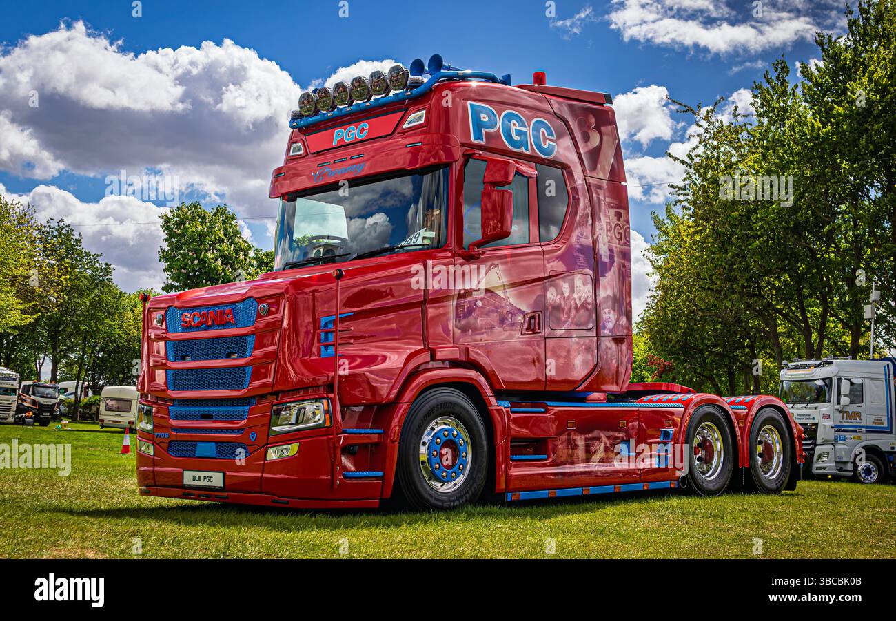 Truckfest Lincoln 2025 - zona fieristica del Lincolnshire Foto Stock